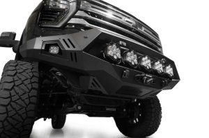 Chevrolet Silverado 2500 Front Bumper - Addictive Desert Designs - Bomber HD - Hammer Black - `24-`27 Chevrolet Silverado 2500 Front Bumper - Addictive Desert Designs - Bomber HD - Hammer Black - `24-`27